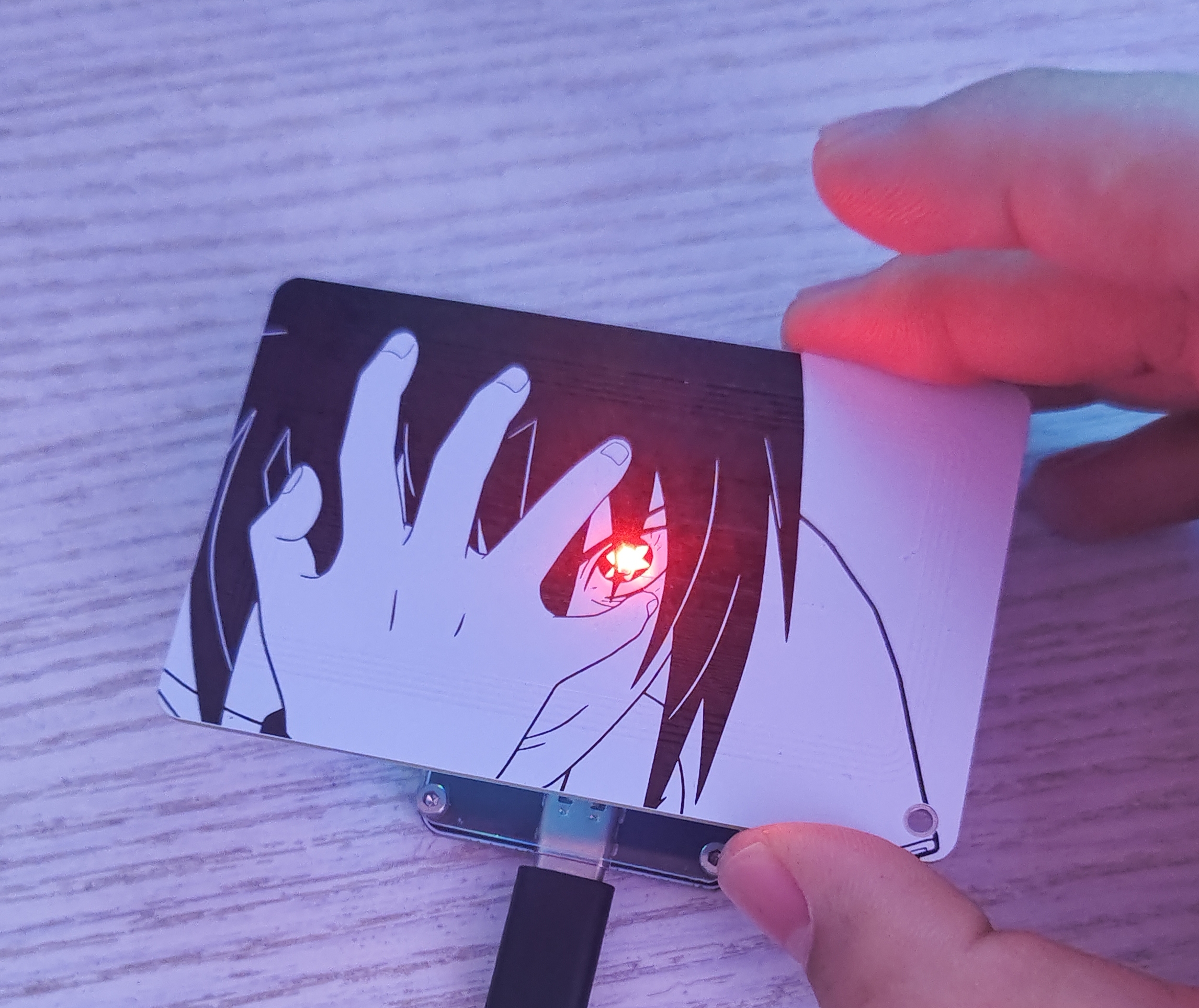自制稳定读取发光NFC卡教程